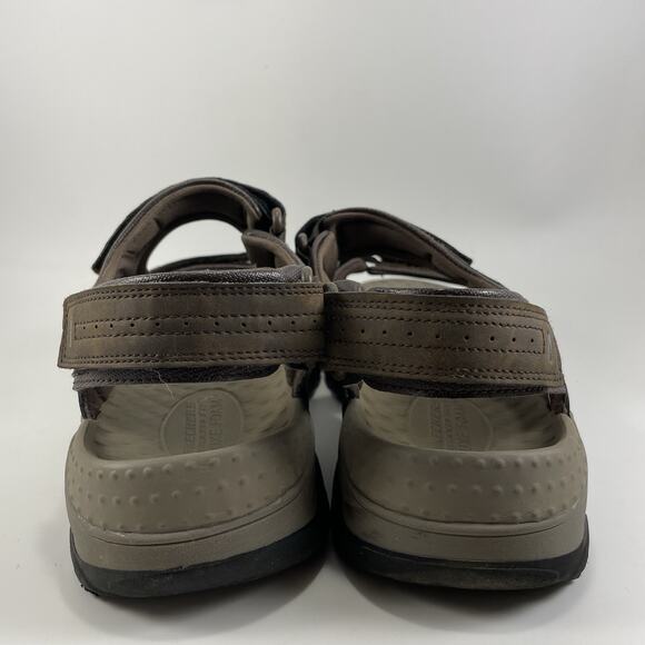 Skechers Tresmen Garo Sandals Mens Size 10 Brown Leather Active Hiking Strappy - Picture 5 of 9
